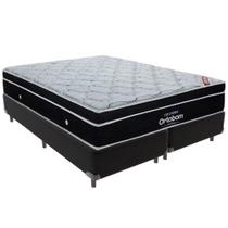 Cama Box Preto E Colchão Elegant Molas Ensacadas King Ortobom Cama Box Preto E Colchão Elegant Molas Ensacadas King Ortobom