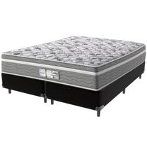 Cama Box Preto e Colchão Evolution Molas Ensacadas Queen Probel Cama Box Preto e Colchão Evolution Molas Ensacadas Queen Probel
