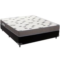Cama Box Preto E Colchão Light Espuma D33 Casal Ortobom Cama Box Preto E Colchão Light Espuma D33 Casal Ortobom