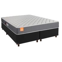 Cama Box Preto Queen + Colchão D23