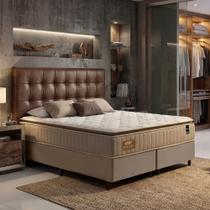 Cama Box Queen 158cm Molas Ensacadas Moscow Mobikasa Base Gazin