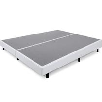 Cama Box Queen Anti Refluxo Branco Inclinada 158x198cm BF Colchões