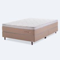 Cama Box Queen Atlanta 158x198cm Espuma Viscoelástica Molas Ensacadas F.A. Colchões