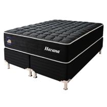 Cama Box Queen Bonno Havana Molas Ensacadas 158X198X78 Cama Box Queen Bonno Havana Molas Ensacadas 158X198X78