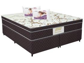 Cama Box Queen (Box + Colchão) Gazin de Mola Cama Box Queen (Box + Colchão) Gazin de Mola