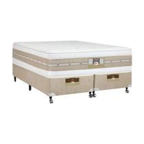 Cama Box Queen Castor Silver Star Air Double Face Pocket 158x198x61 + Box Castor Cama Box Queen Castor Silver Star Air Double Face Pocket 158x198x61 + Box Castor