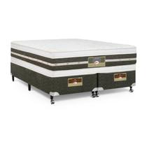 Cama Box Queen Castor Silver Star Air Double Face Tecnopedic 158x198x61 + Box Castor