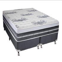 Cama Box Queen Castor Silver Star Air One Face Pocket 158x198x59 + Box Castor