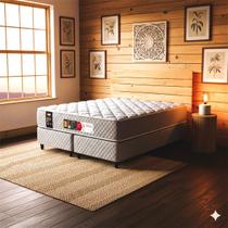 Cama Box Queen Castor Sleep Max D33 158x198x52+ Box Castor