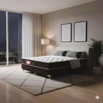 Cama Box Queen Castor Sleep Max D45 158x198x52 + Box Castor
