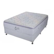 Cama Box Queen Castor Vitagel Super Luxo Pocket One Face 158X198X56 + Box Castor