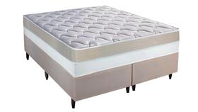 Cama Box Queen (Colchão+Base) Molas Ensacadas Imperiale Aiam