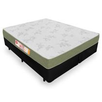 Cama Box Queen + Colchão De Espuma D33 - Castor - Sleep Max 158x198x53cm