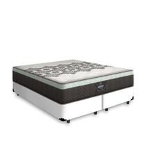 Cama Box Queen + Colchão de Molas Ensacadas - Gazin - New York 158cm