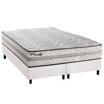 Cama Box Queen: Colchão Espuma D33 Paropas Pasquale Plus + Base CRC Corano White (158x198) Cama Box Queen: Colchão Espuma D33 Paropas Pasquale Plus + Base CRC Corano White (158x198)