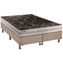 Cama Box Queen: Colchão Espuma D33 Paropas Pasquale Plus + Base CRC Suede Clean(158x198) Cama Box Queen: Colchão Espuma D33 Paropas Pasquale Plus + Base CRC Suede Clean(158x198)