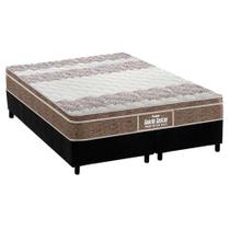 Cama Box Queen: Colchão Espuma D33 Probel /EP Guarda Costas Próintense Plus + Base CRC Suede Black(158x198) Cama Box Queen: Colchão Espuma D33 Probel /EP Guarda Costas Próintense Plus + Base CRC Suede Black(158x198)