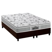 Cama Box Queen: Colchão Espuma D45 Probel /EP Guarda Costas Próextreme Plus + Base CRC Suede Brown(158x198) Cama Box Queen: Colchão Espuma D45 Probel /EP Guarda Costas Próextreme Plus + Base CRC Suede Brown(158x198)