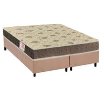 Cama Box Queen: Colchão Espuma Orthoflex D33 Comfortpedic Line + Base CRC Suede Clean(158x198) Cama Box Queen: Colchão Espuma Orthoflex D33 Comfortpedic Line + Base CRC Suede Clean(158x198)