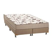 Cama Box Queen: Colchão Espuma Ortobom D28 Physical Mega Resistente + Base CRC Suede Clean(158x198) Cama Box Queen: Colchão Espuma Ortobom D28 Physical Mega Resistente + Base CRC Suede Clean(158x198)