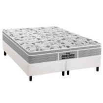 Cama Box Queen: Colchão Espuma Probel D45/EP Guarda Costas Próextreme Plus + Base CRC Courano White(158x198)