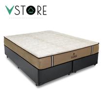 Cama Box Queen + Colchão Madrid D33 Molas Ensacadas 158x198x66cm Várias Cores - VPRIME Cama Box Queen + Colchão Madrid D33 Molas Ensacadas 158x198x66cm Várias Cores - VPRIME