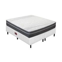 Cama Box Queen Colchão Millenium Molas + Box Fit Branco Orthocrin 158x198x65 Alto Suporte Tecido Resistente Cama Box Queen Colchão Millenium Molas + Box Fit Branco Orthocrin 158x198x65 Alto Suporte Tecido Resistente