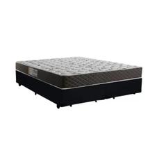 Cama Box Queen Colchão Mola Ensacada Belos Sonhos + Box Sintético 65x158x198