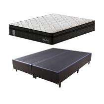 Cama Box Queen + Colchão Mola Ensacada Probel Madrid Pillow Euro Queen 158x198x30cm Cama Box Queen + Colchão Mola Ensacada Probel Madrid Pillow Euro Queen 158x198x30cm