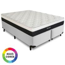 Cama Box Queen + Colchão Molas Ensacadas Dallas D33 158x198x58cm Várias Cores Cama Box Queen + Colchão Molas Ensacadas Dallas D33 158x198x58cm Várias Cores