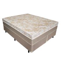 Cama Box Queen + Colchão Molas Ensacadas Don Cielo Viscogel Europillow 158x198x72cm
