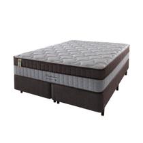 Cama Box Queen + Colchão Molas Ensacadas Suporte 200 kg Baltimore 158x198x70cm - Zidi