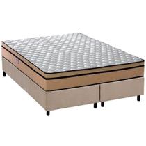 Cama Box Queen: Colchão Ortopédico Plumatex D45 / EP / Anatômico Selectus + Base CRC Suede Clean(158x198) Cama Box Queen: Colchão Ortopédico Plumatex D45 / EP / Anatômico Selectus + Base CRC Suede Clean(158x198)