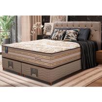 Cama Box Queen Colchão Pillow In + Box 158x198x72 Molas Ensacadas Cama inBox Duo Linem Bege Cama Box Queen Colchão Pillow In + Box 158x198x72 Molas Ensacadas Cama inBox Duo Linem Bege