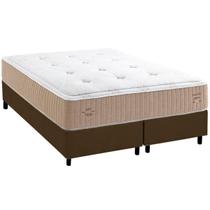 Cama Box Queen com Colchão Herval C1631 Molas Maxspring 158x198x72cm MS