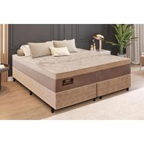 Cama Box Queen com Colchão Molas (158x198x72) Império Gazin CR35392 Cama Box Queen com Colchão Molas (158x198x72) Império Gazin CR35392
