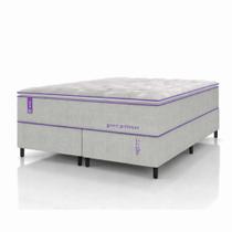 Cama Box Queen Com Colchão Molas Ensacadas D33 158x198 Green Premium Smartz