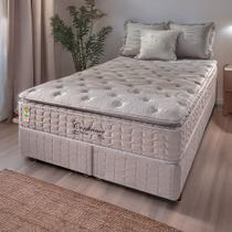 Cama Box Queen Confiance Molas Ensacadas Individualmente e Pillow Top 158x75cm