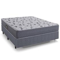 Cama Box Queen Desmontável Herval Black, Espuma Alto Suporte, 64x158x198 cm Cama Box Queen Desmontável Herval Black, Espuma Alto Suporte, 64x158x198 cm