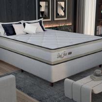 Cama Box Queen Dual Face 1,98cm x 1,58cm Gazin Molas Ensacadas já acompanha as duas bases