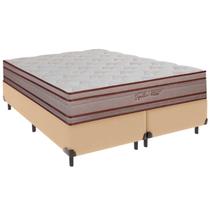 Cama Box Queen e Colchão Artemis Molas Ensacadas Colchobel Ocre Cama Box Queen e Colchão Artemis Molas Ensacadas Colchobel Ocre