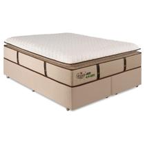 Cama Box Queen Gazin Ferrari Premium Molas Ensacadas E Pillow Top 158x198x71cm Bege