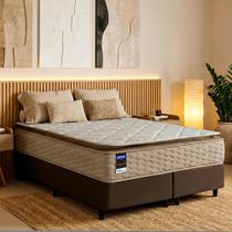 Cama Box Queen Gazin Inesquecível II Molas Ensacadas Individualmente 158x73cm