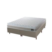 Cama Box Queen Hellen Premium Espuma D33 Pillow Top Branco