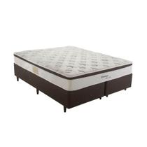 Cama Box Queen Herval Edimburgo Molas Maxspring, 64 x 158 x 198 cm