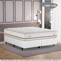 Cama Box Queen Herval Irland, Molas Maxspring, 72 x 158 x 198 cm