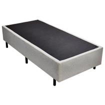 Cama Box Queen Invertida San Francisco Malha Bege 158x99