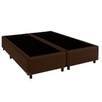 Cama Box Queen Marrom Nature 158x198 Cama Box Queen Marrom Nature 158x198