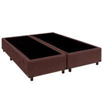 Cama Box Queen Marrom Nature 158x198 Cama Box Queen Marrom Nature 158x198
