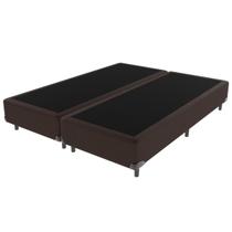 Cama Box Queen Marrom V-Store 158x198x44